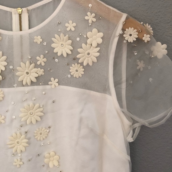 NWT Ted Baker Findon Embellished Floral Dress 2 - Picture 4 of 11